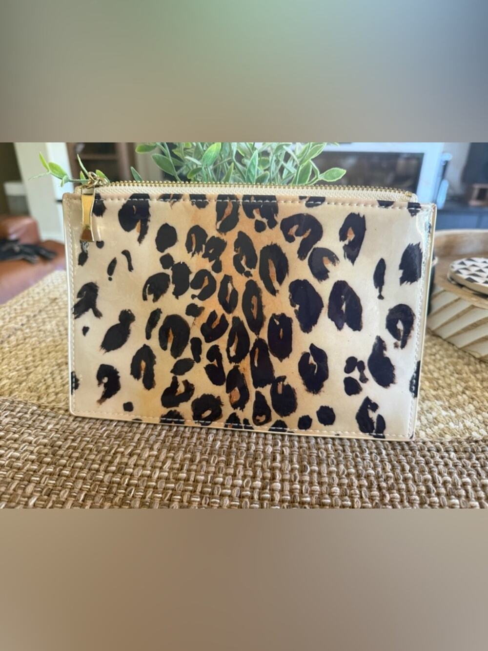 Kate Spade Leopard print Pencil Pouch